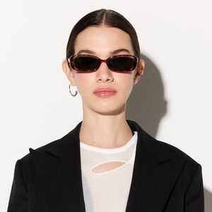 Szade rectangle tortoiseshell sunglasses